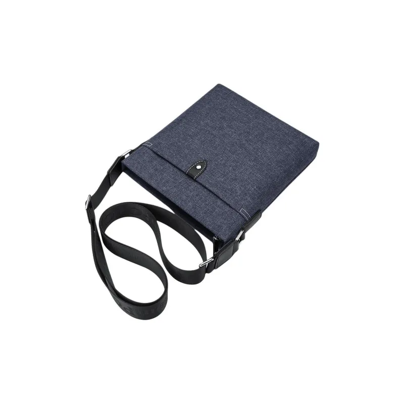 WilliamPOLO Fabric Crossbody Bag Shoulder Bag Regular Men's Black Gray Blue-10