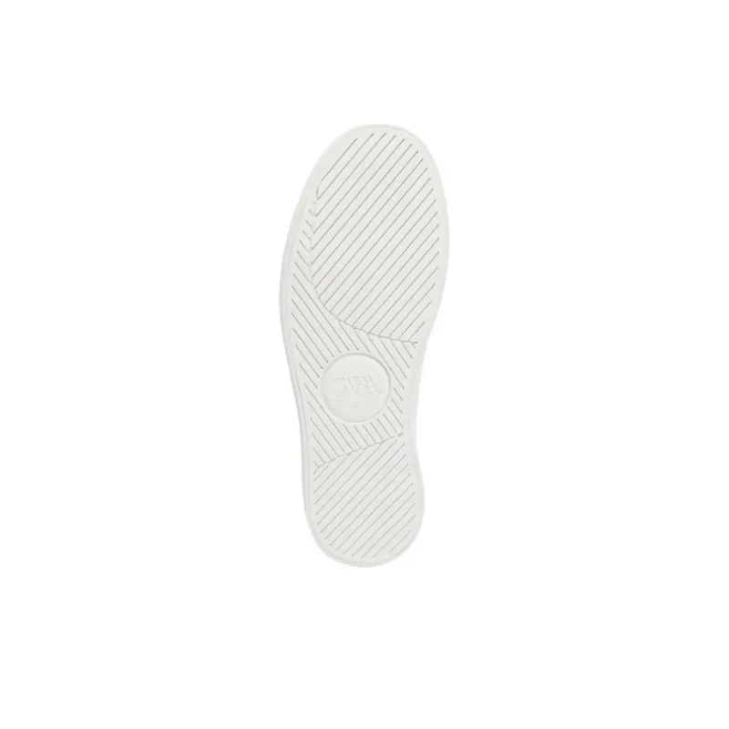 ZARA Low Top Skateboard Shoes Women's White-5