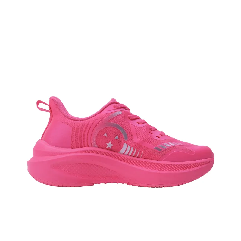 HUITENG Running Shoes Unisex Low Top Aurora Blue/Flame Red/Glacier White/Starry Black/Starry Pink-24