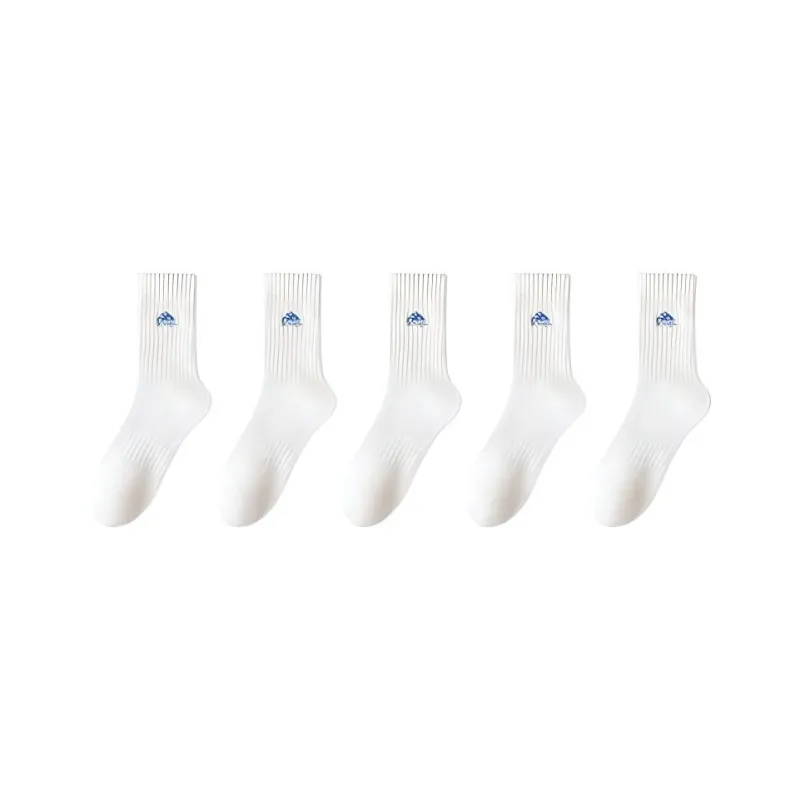 Temooues Mid Calf Socks Unisex 5 Pack-13