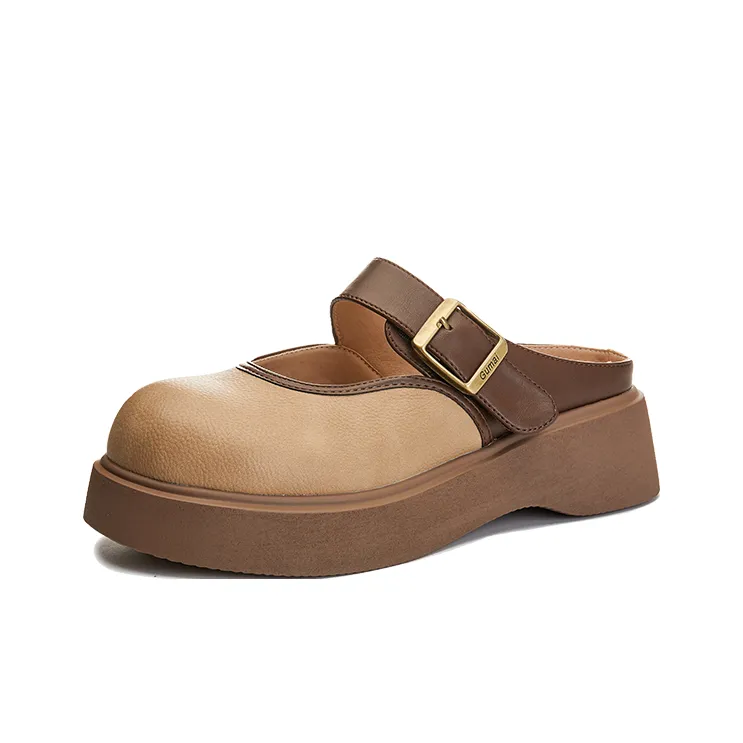 POOQ Rubber Sole Slip Resistant Wrap toe Slippers Women's-7
