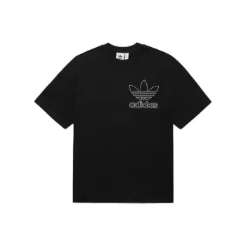 Adidas Originals Drop Shoulder Sleeve T Shirt Men's Black