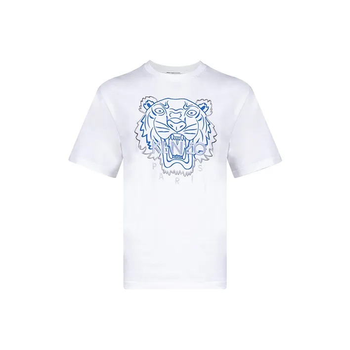 KENZO Tiger Embroidered T-Shirt-0