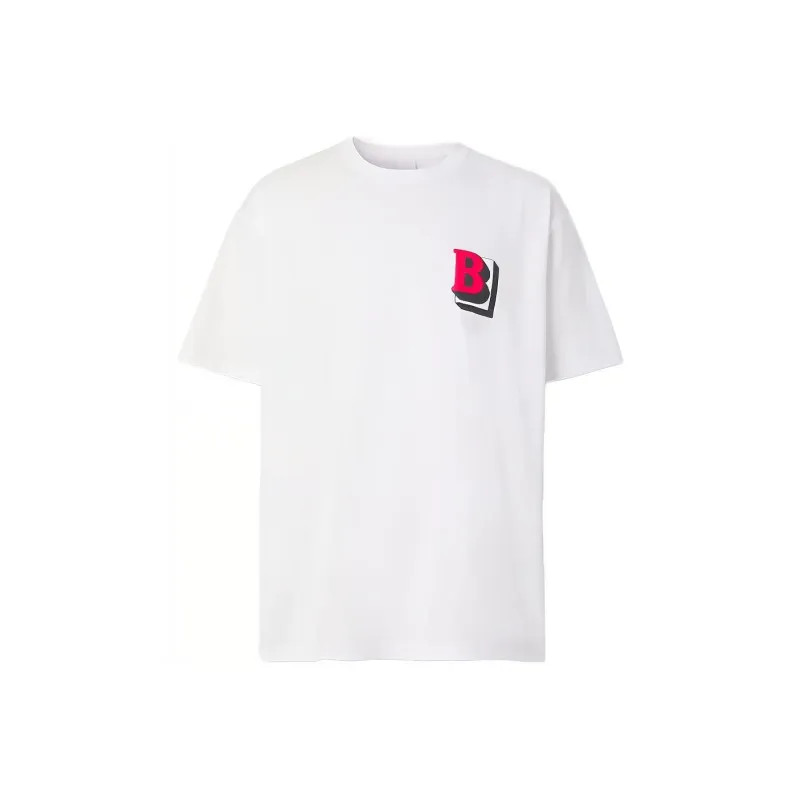 Burberry T Shirts Men White-0
