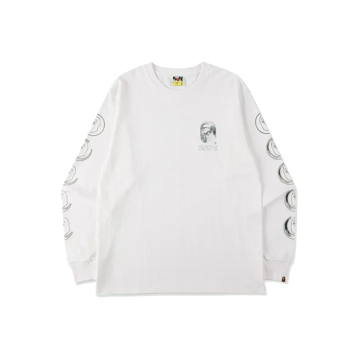 Bape Ape Head Moon L/S Tee-0