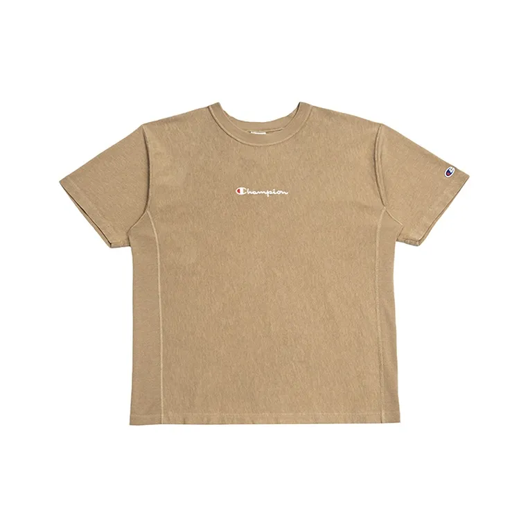 Champion T Shirt Japan Version Unisex Beige-0