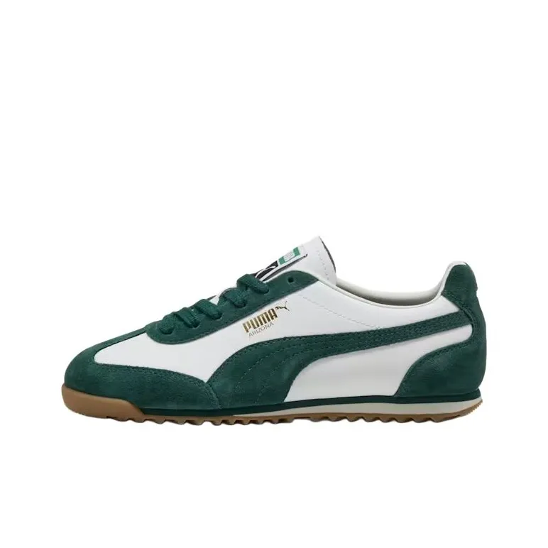 PUMA Anti Slip Wear Resistant Low Top Training Shoes Unisex Green-0