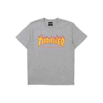 Thrasher T Shirt Japan Version Men's Gray