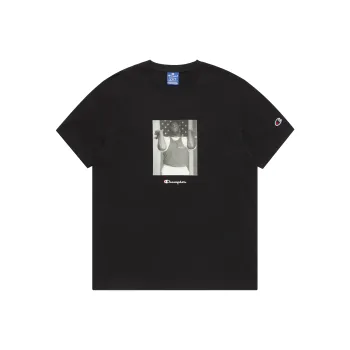 Champion T Shirts Unisex Black