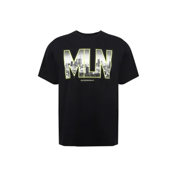 EMPORIO ARMANI T Shirts Men Navy Blue