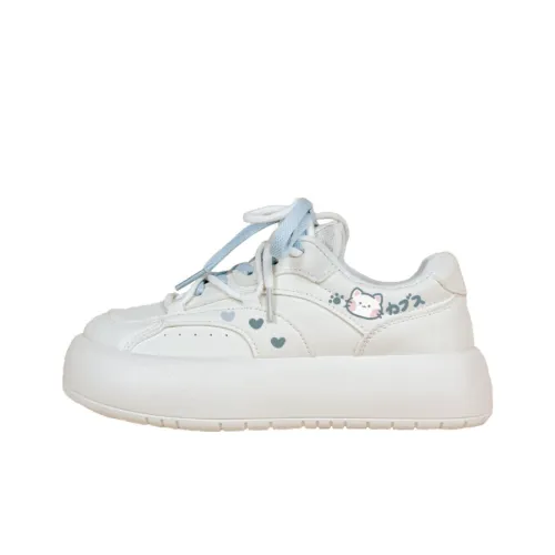 A&M Low Top Casual Shoes Women's White