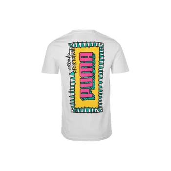 PUMA Set in Sleeve T Shirt Men's White