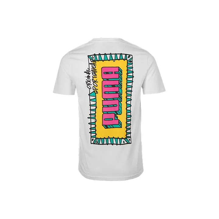 PUMA Set in Sleeve T Shirt Men's White-0