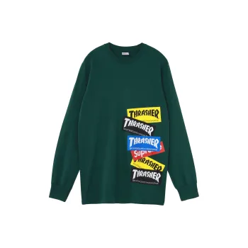 Supreme Thrasher Multi Logo L/S Tee