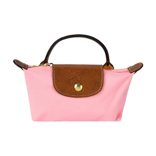 LONGCHAMP Le Pliage Recycled Canvas Canvas Bag Handbags Women's Cotton Candy