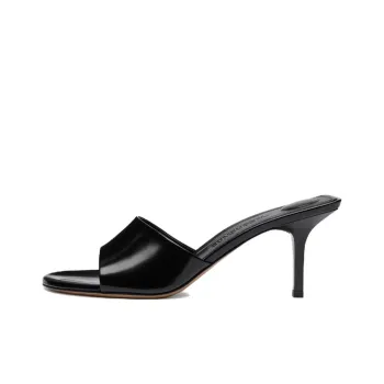 Jacquemus Slip Resistant Slide Slippers 7cm Women's Black