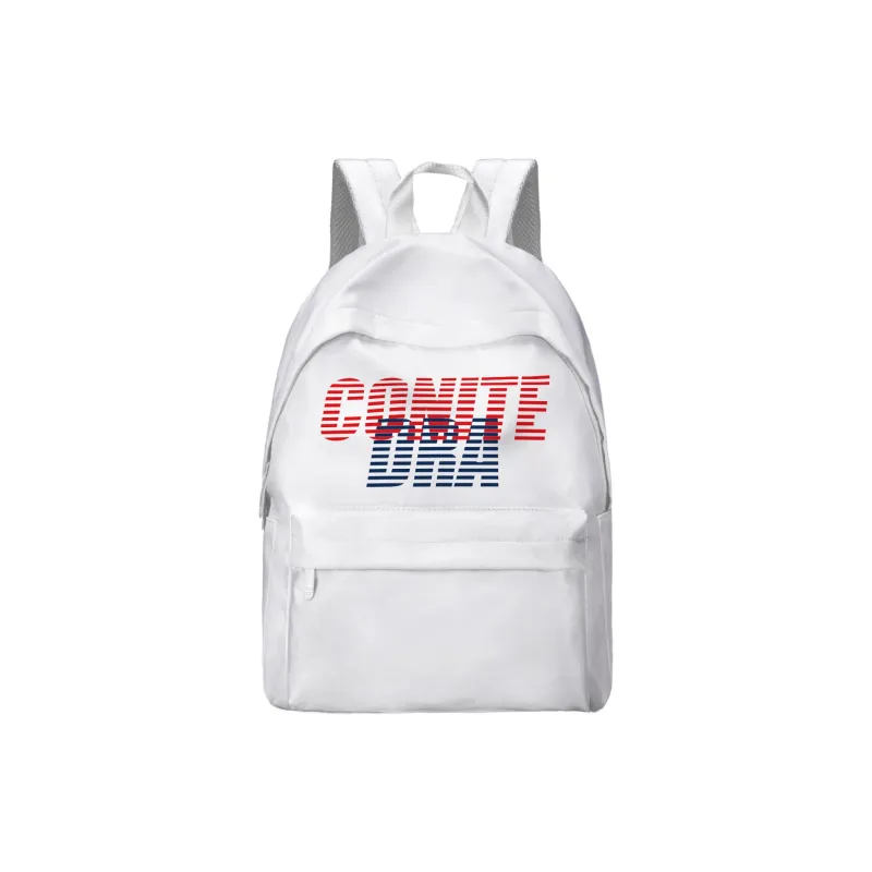 DRACONITE Polyester Backpack Laptop Bags Unisex White-14