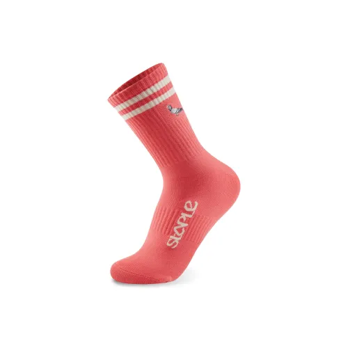 LiNing x Staple Mid Calf Socks Unisex 1 Pack Pink