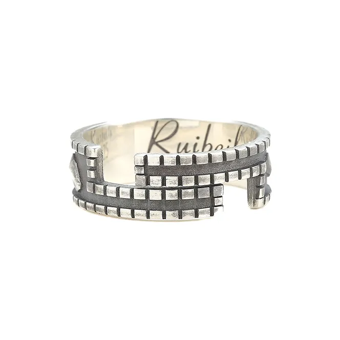 Ruibeila 925 Sterling Silver Rings Men's-3