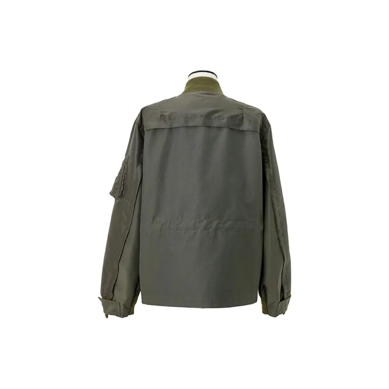 Sacai SS25 Jackets Men Khaki-1