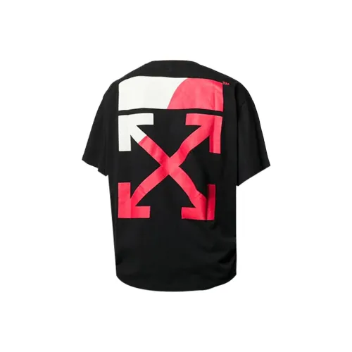 OFF WHITE Oversized Split Logo Print T Shirt