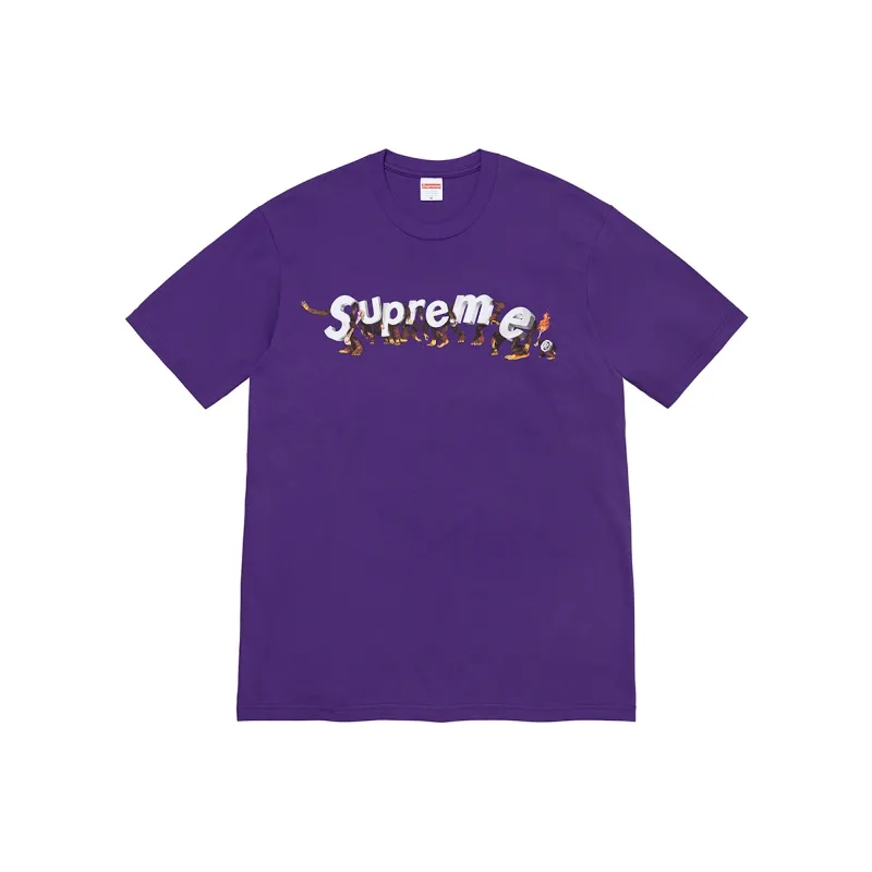 Supreme Apes Tee Blue-6