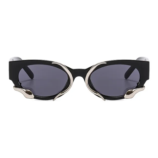 EQUIPMENTELEGANT Metal Plastic Sunglasses Women's-1