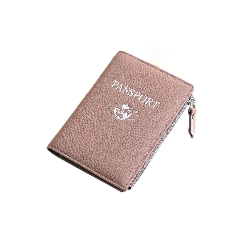 OUZIHUANG Top Grain Cow Leather Card Holder Unisex-2