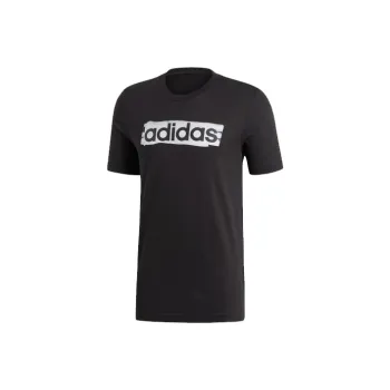 Adidas Set in Sleeve T Shirt Men's Black