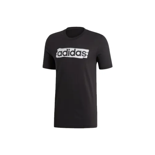 Adidas Set in Sleeve T Shirt Men's Black
