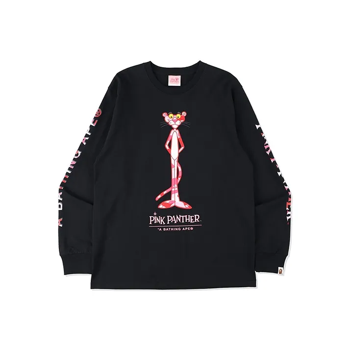 Bape X Pink Panther Long Sleeve Tee-0