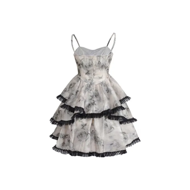 AFGGD Slip Dresses Women's Black-1