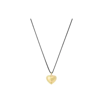 COACH Cubic Zircon Necklaces Women's Gold