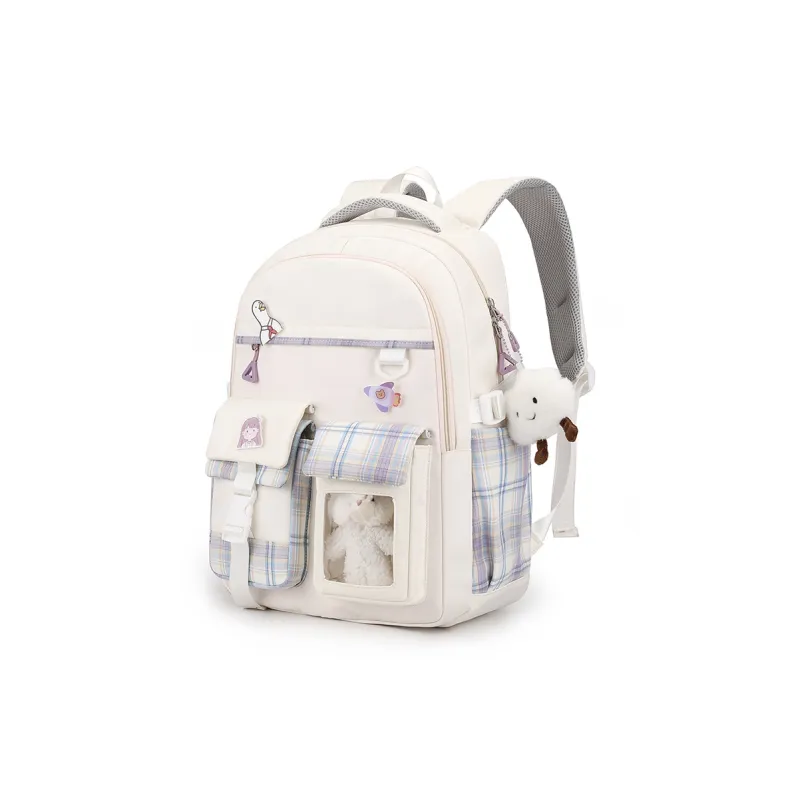 H YXIANG Nylon Fabric Backpack Kids' Multicolor-1