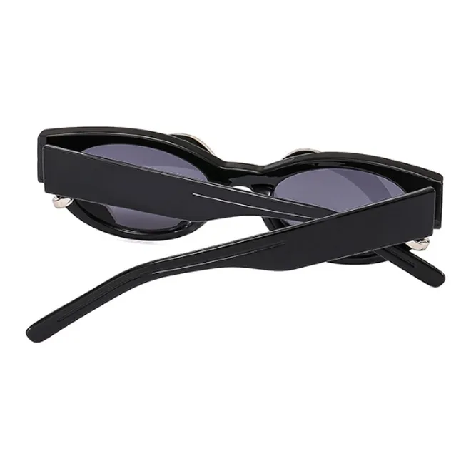 EQUIPMENTELEGANT Metal Plastic Sunglasses Women's-2