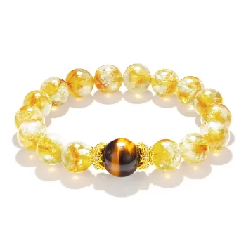 Jodie&Kevin Natural Citrine Bracelets Unisex