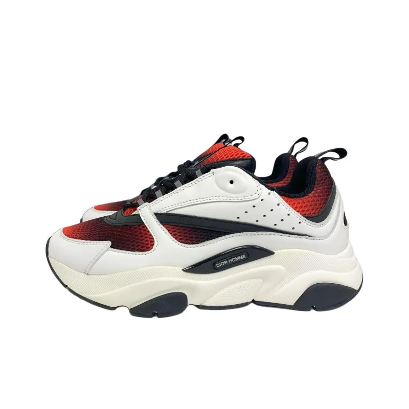 DIOR B22 Low Top Casual Shoes Men's White-2