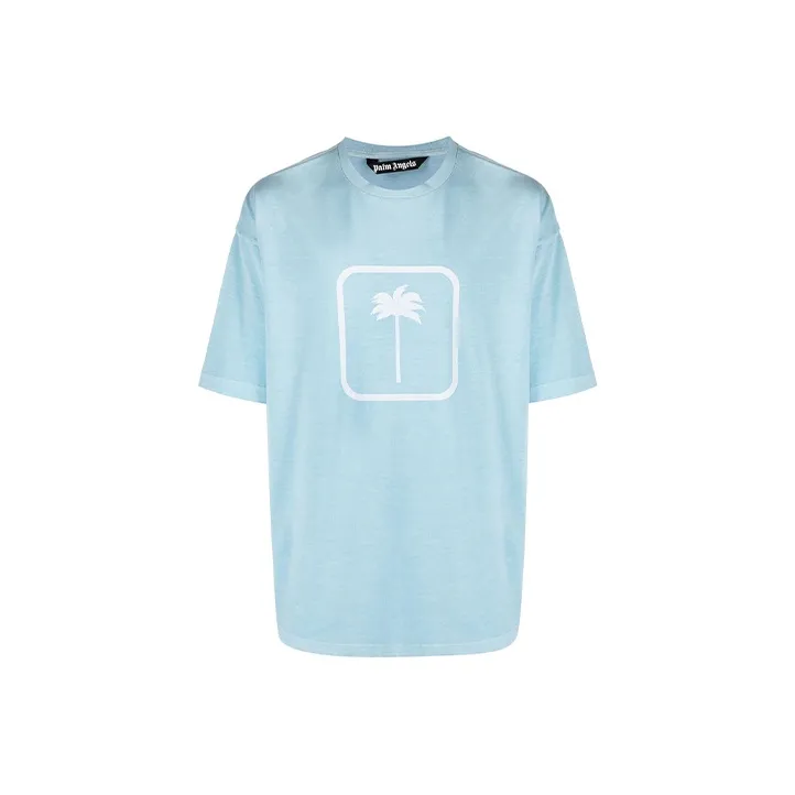 PALM ANGELS Pxp Tonal Palm Tree Print T Shirt-0