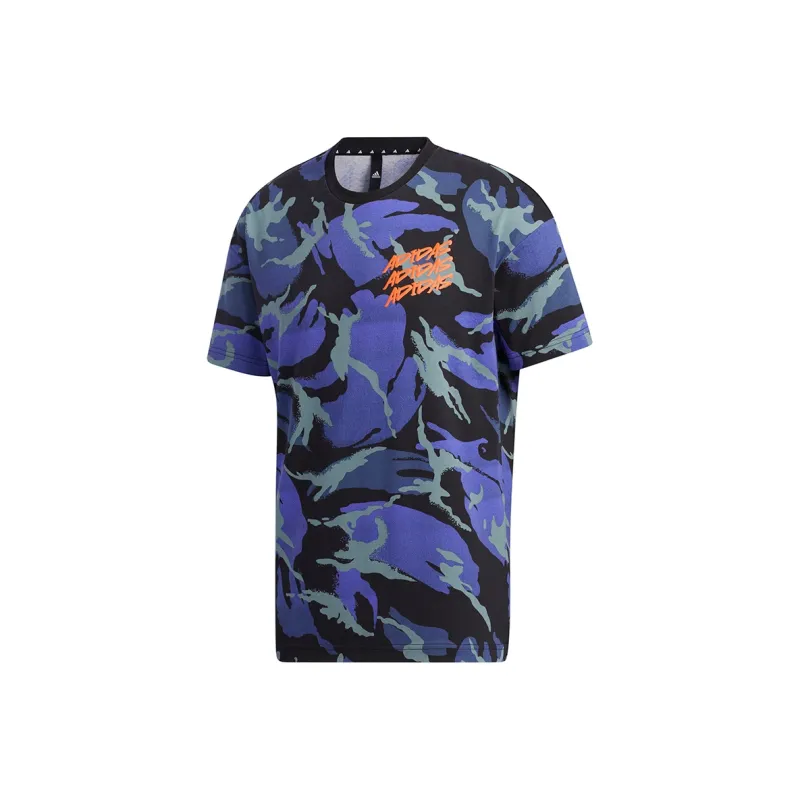Adidas T Shirts Men Blue-0