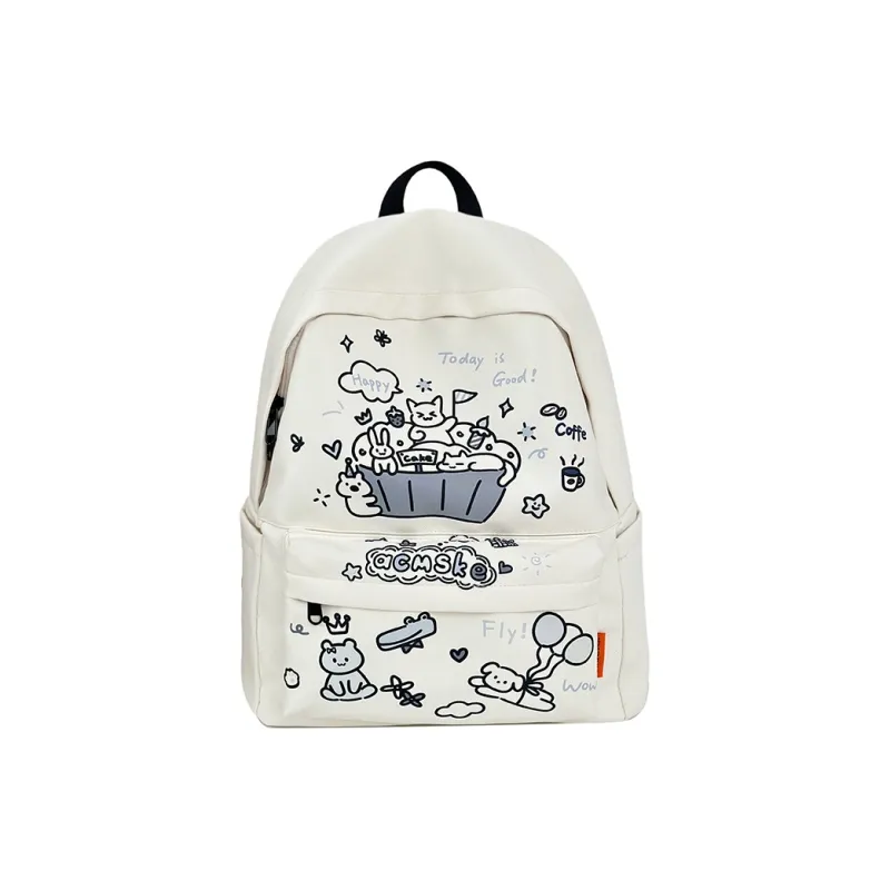 Debecca Nylon Backpack Regular Unisex Multicolor-3