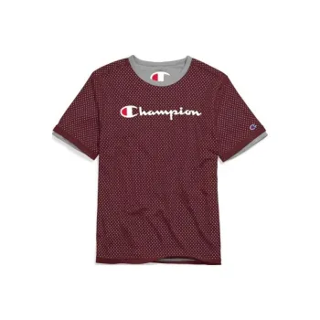 Champion T Shirt US Version Unisex Burgundy