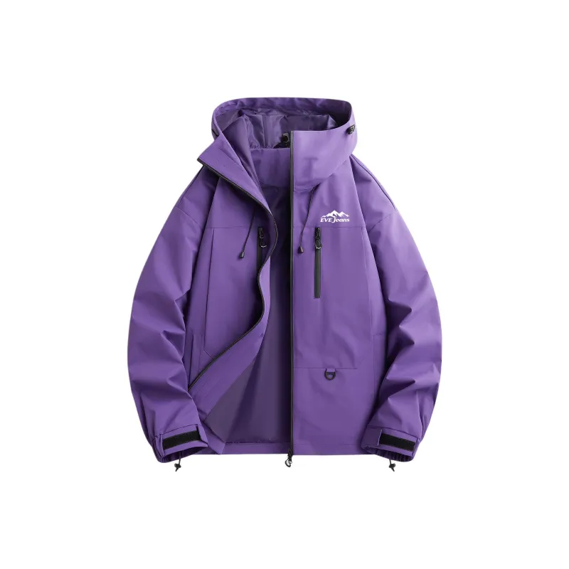 Yiwen Water Resistant Windproof Breathable Warm Windbreaker Jacket Unisex-28