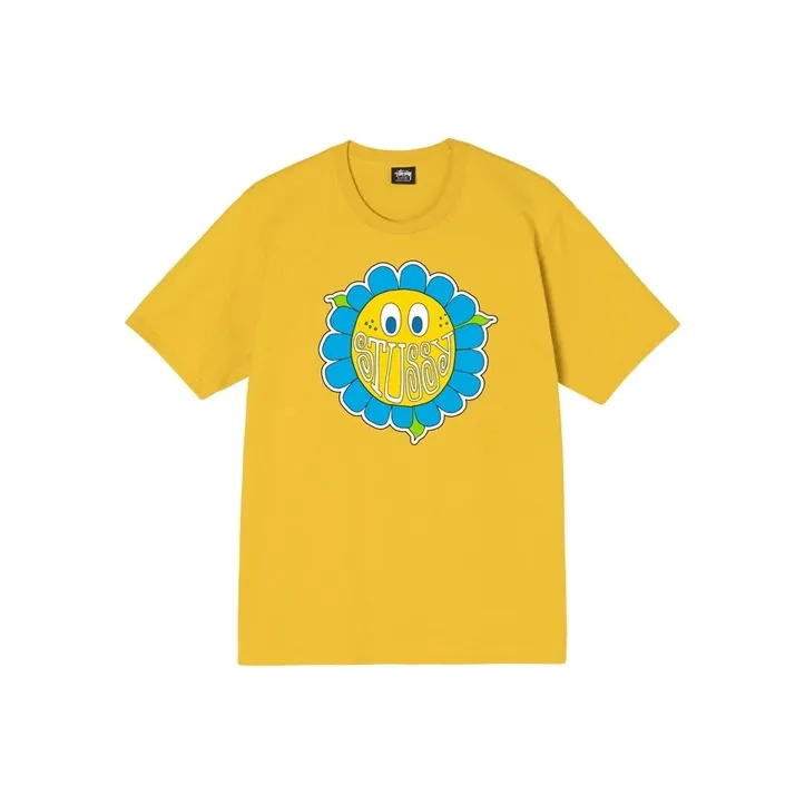 Stussy Happy Flower T Shirt-2