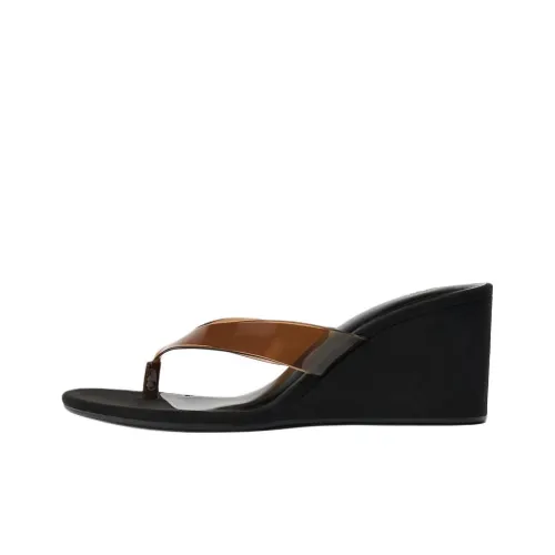 ZARA Abrasion Resistant Flip Flops Women's Black