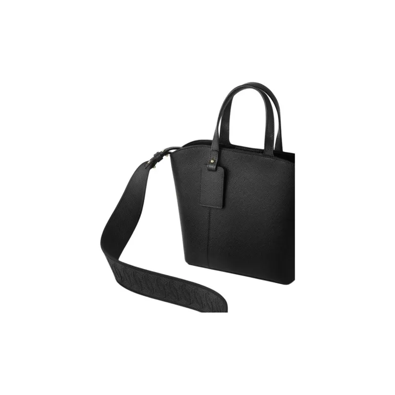 CARTIER Calfskin Tote Bag, Shopping Bag, Shoulder Bag, Crossbody Bag, Handbag Mini Women's Black-3