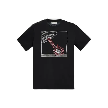 Disney X COACH T-Shirts Men Black
