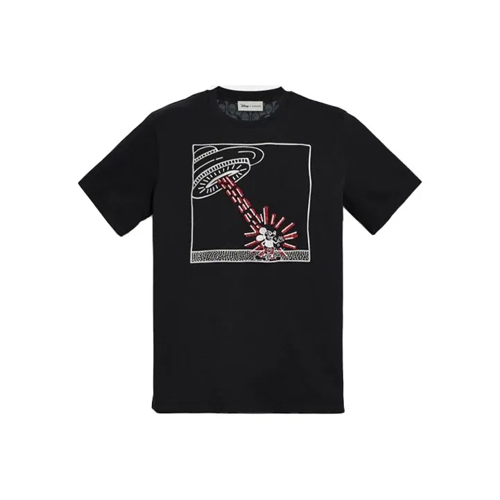 Disney X COACH T-Shirts Men Black-0
