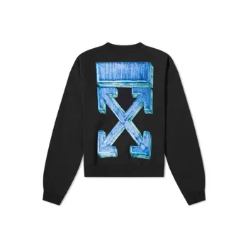 OFF WHITE Oversize Fit Marker Arrows Crewneck Sweatshirt