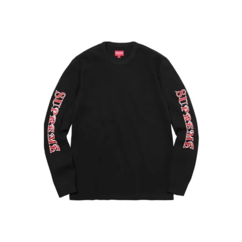 Supreme Sleeve Logo Waffle Thermal