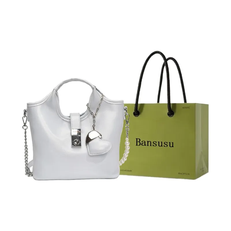 Bansusu PU Handbag Regular Women's White/Green/Black/Blue/Pink-8